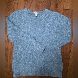 L.L. Bean Teal Knit Pullover sz Med